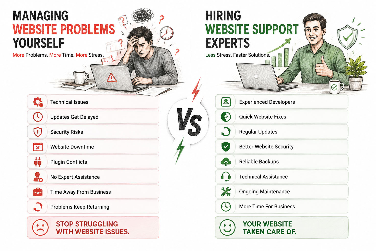 website support services in Singapore